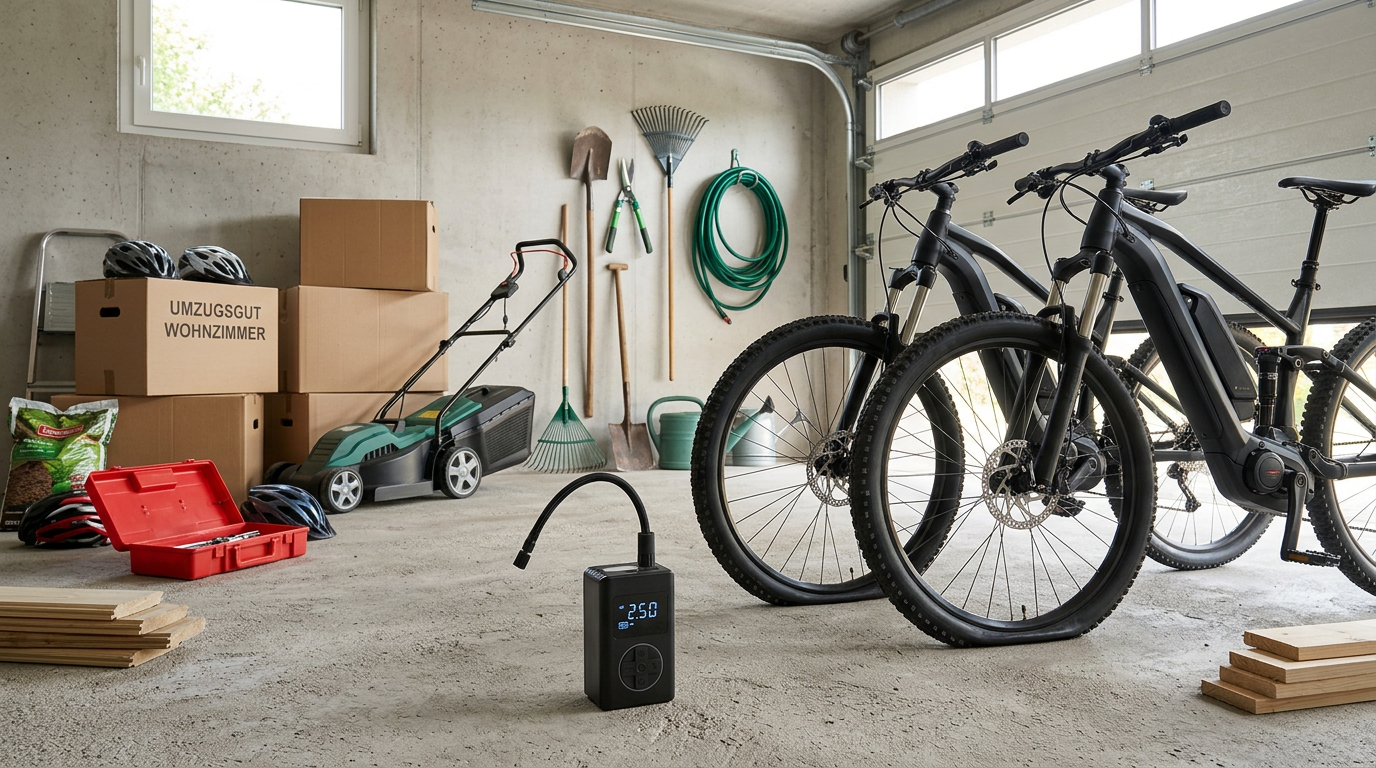 PUMP Universal battery-powered pump for tires and balls