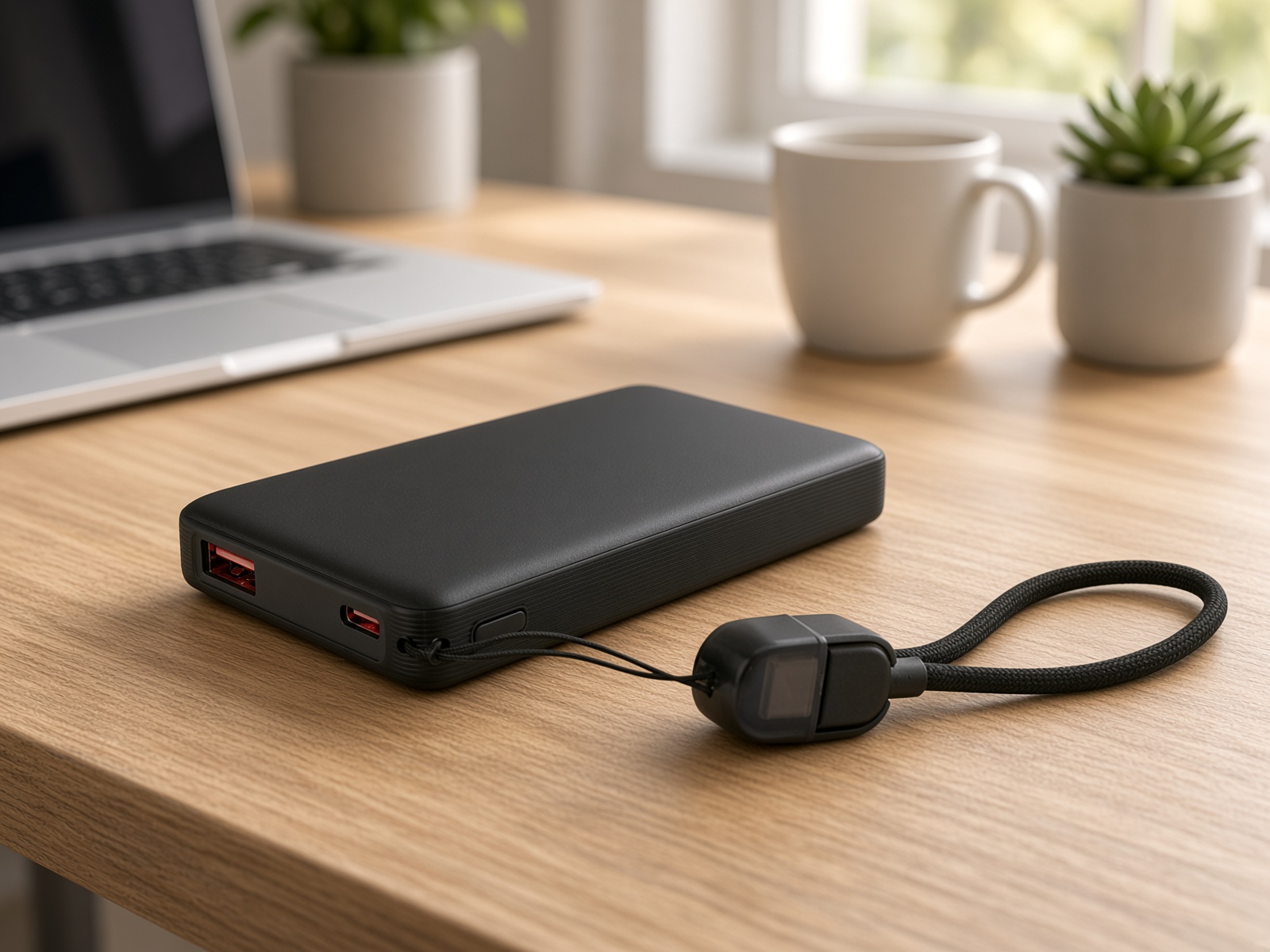 FAST 5000mAh power bank with 15W MagSafe wireless charging