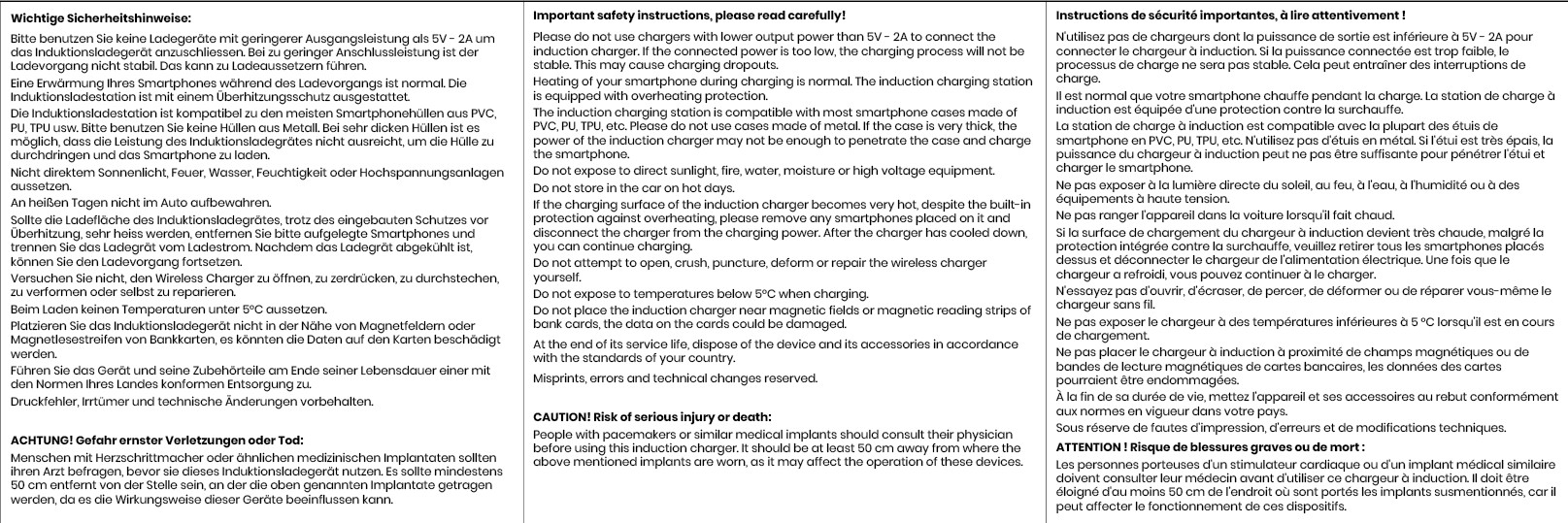 CHIP 3 Wireless Charger 15W with logo light