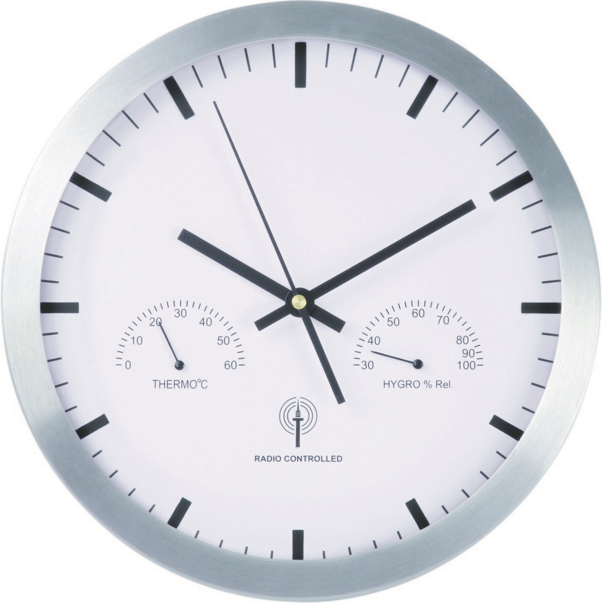 radio controlled wall clock Ø 30 cm