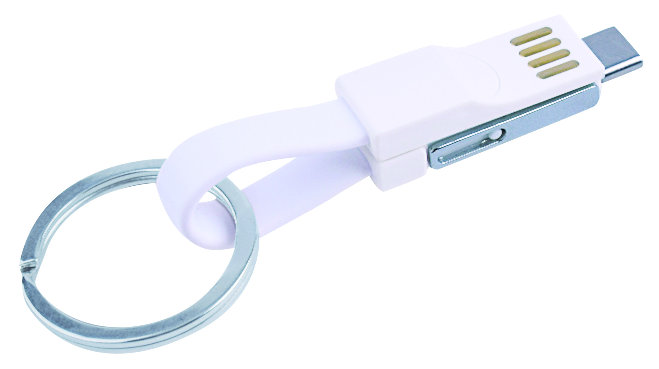 3-in-1 mini cable USB cable with 2-in-1 (Micro USB and lightning) and type C connection