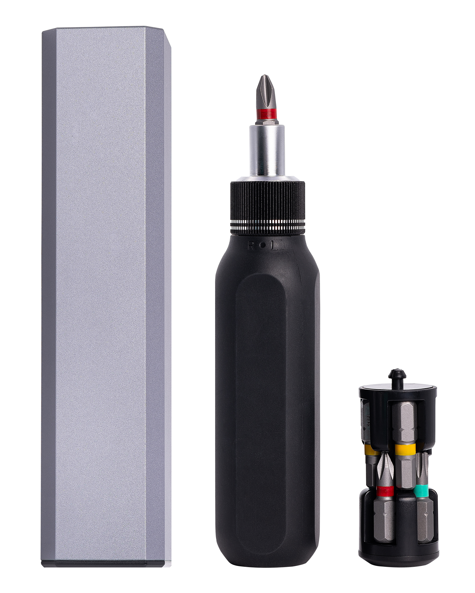 DIY1 screwdriver set with ratchet and 8 bits