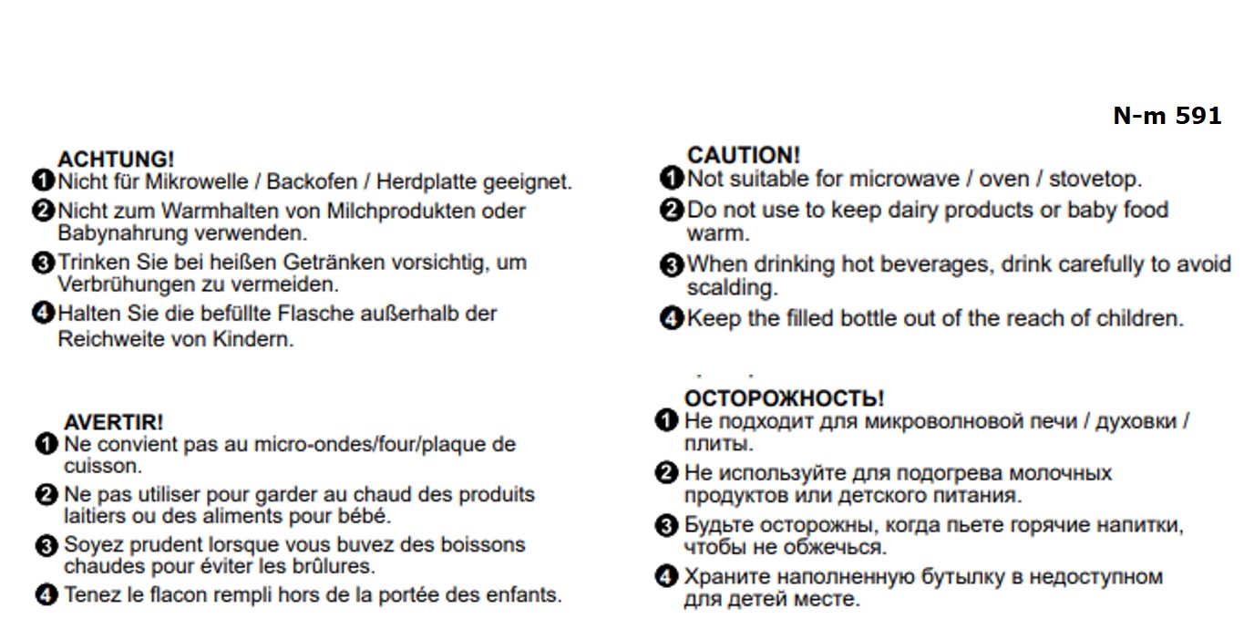 POP vacuum bottle 750 ml