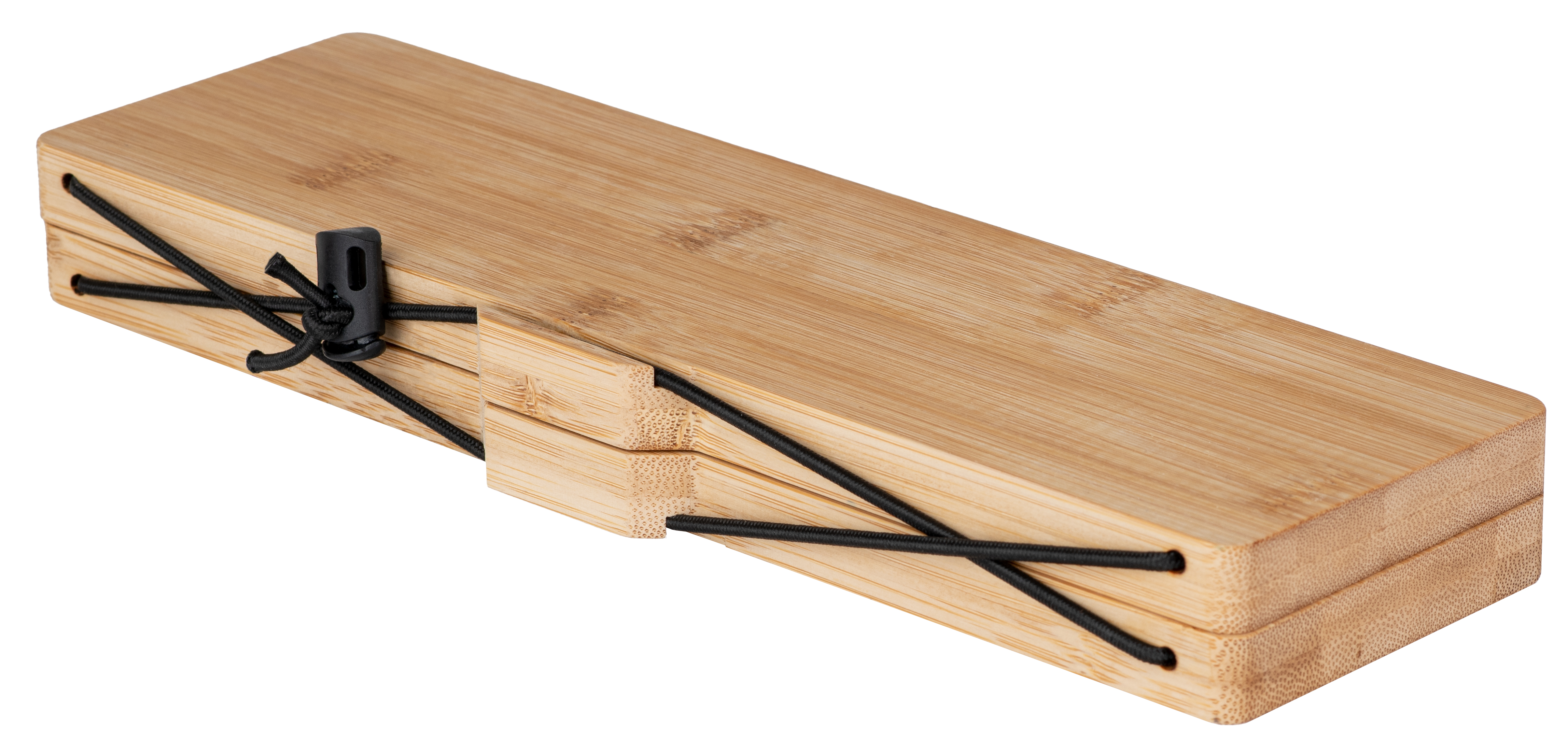 CUT folding bamboo chopping board with two knives